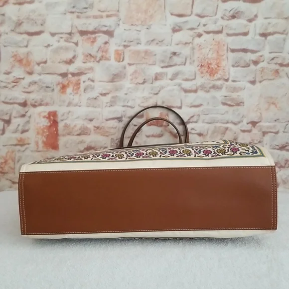 New Tory Burch Ella Printed Tote - Picture 5 of 13